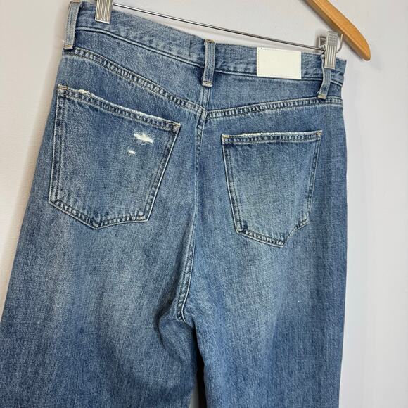 Pistola Ruby High Rise Palazzo Jean High Rise Wide Leg Stretch Women's 28 - Picture 7 of 13